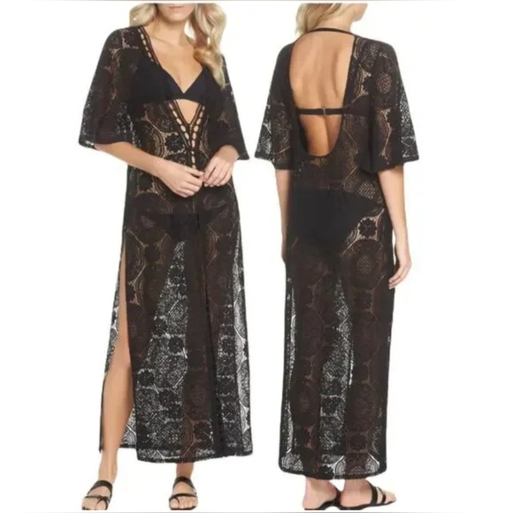 Women's Chelsea28 Lace Cover-Up Maxi Dress - Picture 2 of 3